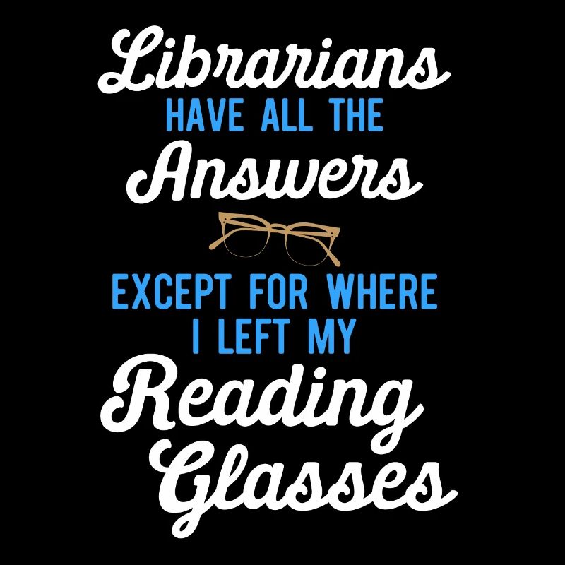 Librarian Bookworm Book Nerd Reading Library