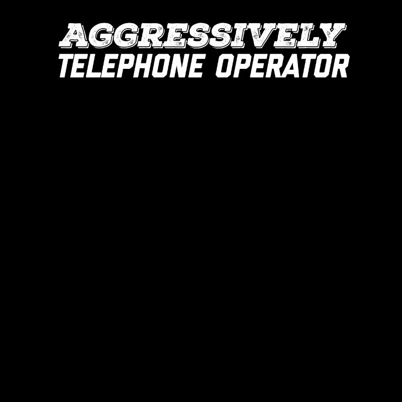 Aggressiver Telefonist