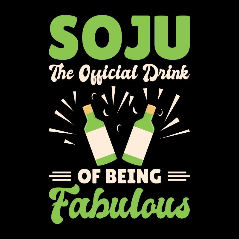 Soju Korean Wine Drink Corée