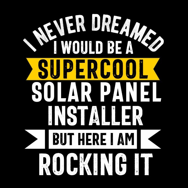 Solar Panel Installer Technician Men Renewable