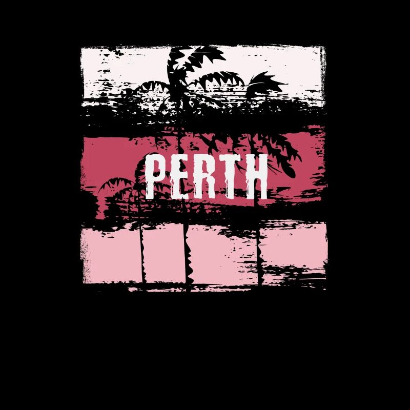 Perth Australie vacances Souvenir abstrait