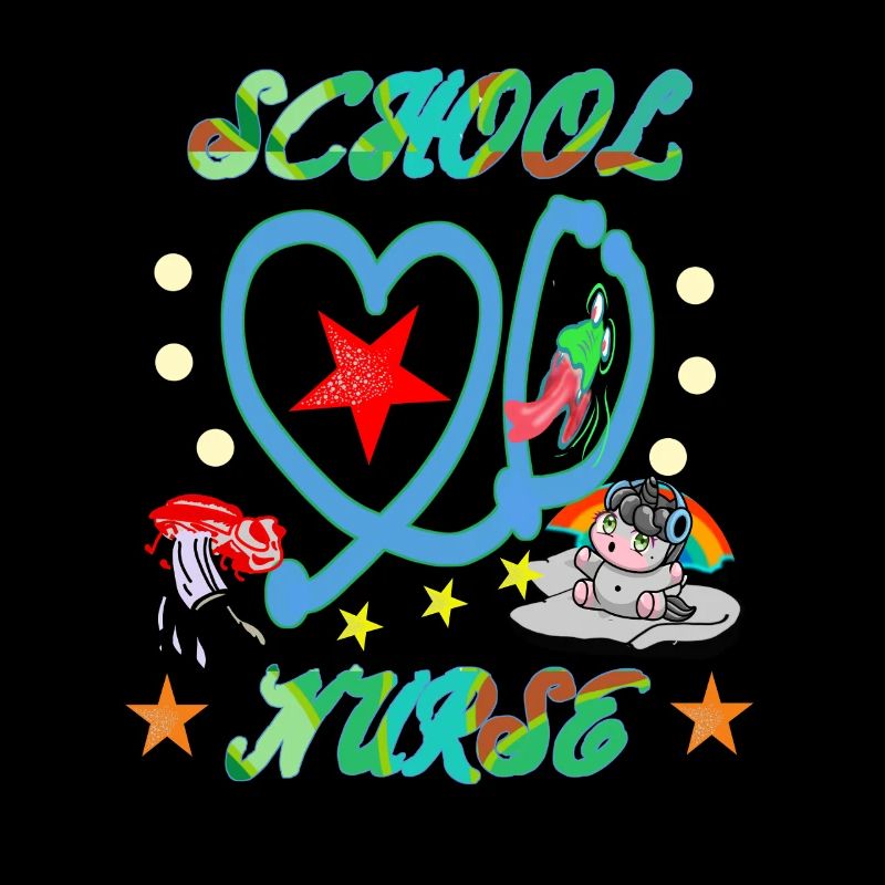 Bunte Schulkrankenschwester