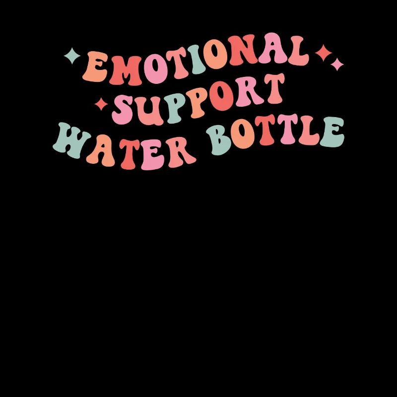 Bouteille d’eau de soutien émotionnel – Funny Hydration