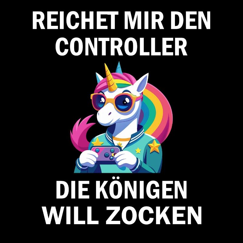 Zocken Reichet mir den Controller Königin Konsole