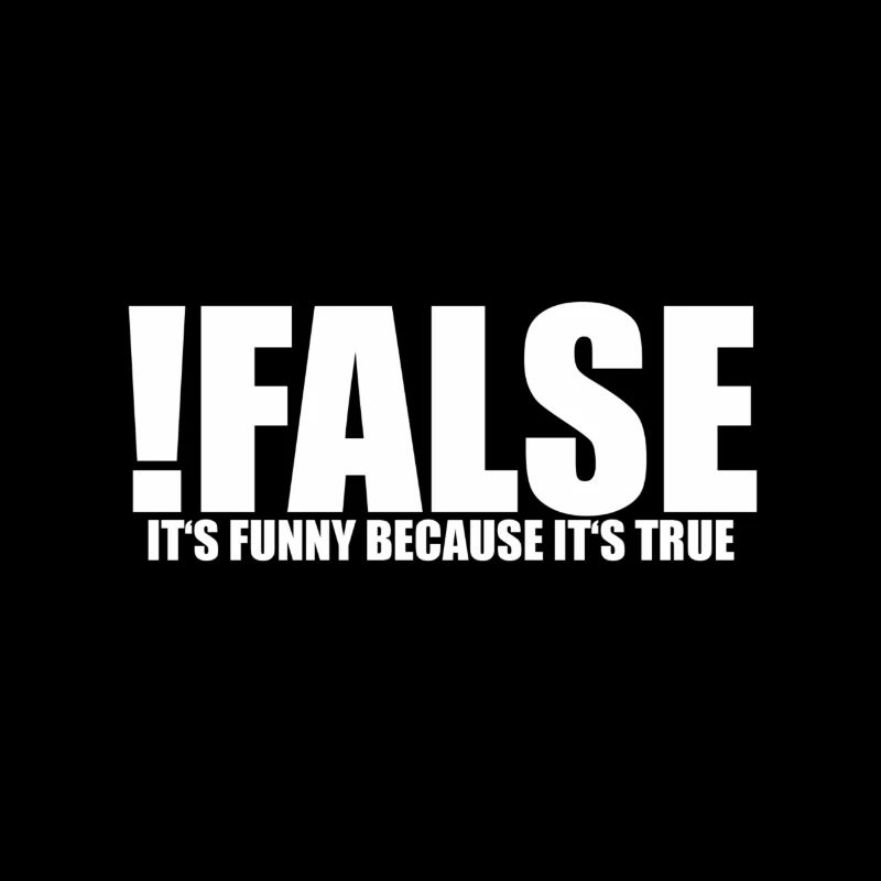 Informatiker Informatik True False Wahr Falsch