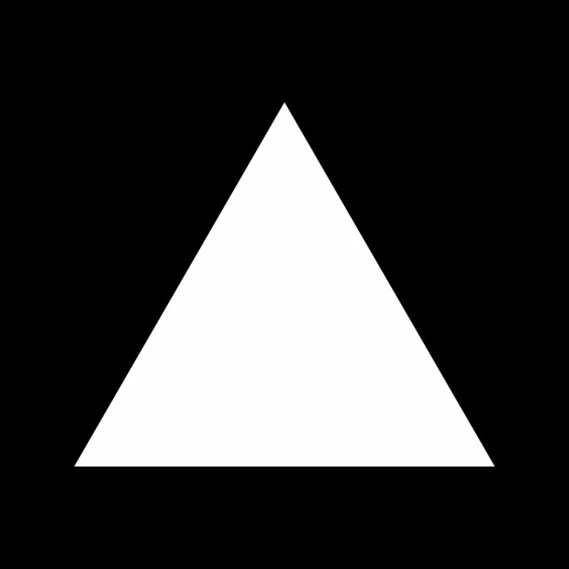 Triangle Triangle Blanc