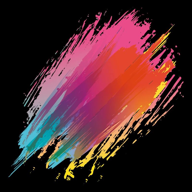 Holi Klecks Spritzer Festival Geschenk bunt Farbe