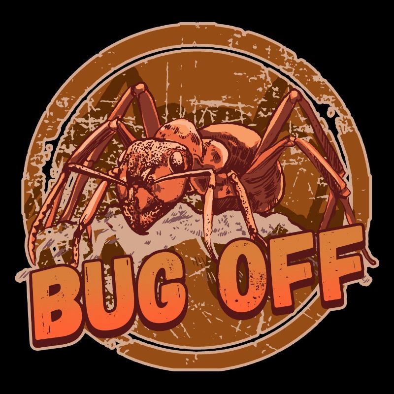 Bug Off Pest Control Exterminator Design for a