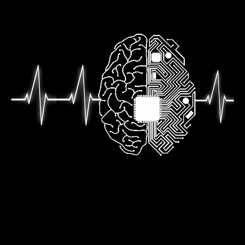 Programmeur Lover Programmer Heartbeat design