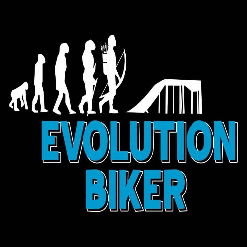 Funny Evolution Of A Biker Motorcycle Lover