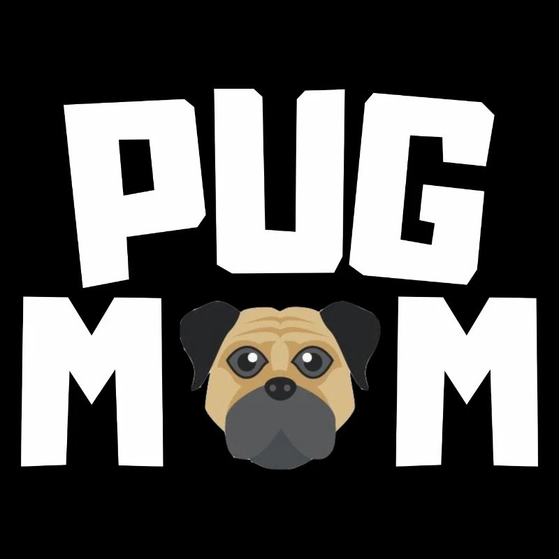 Mops Mama Hunde Haustier Muttertag Geschenk Mops