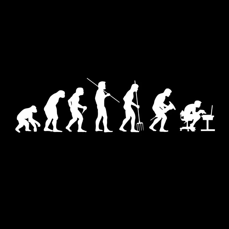 Evolution der Menschlichen Arbeit Computerarbeit