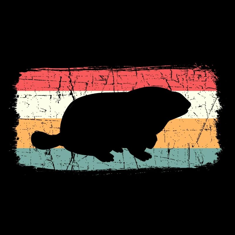 Rétro murmure drapeau souris rongeur Hamster