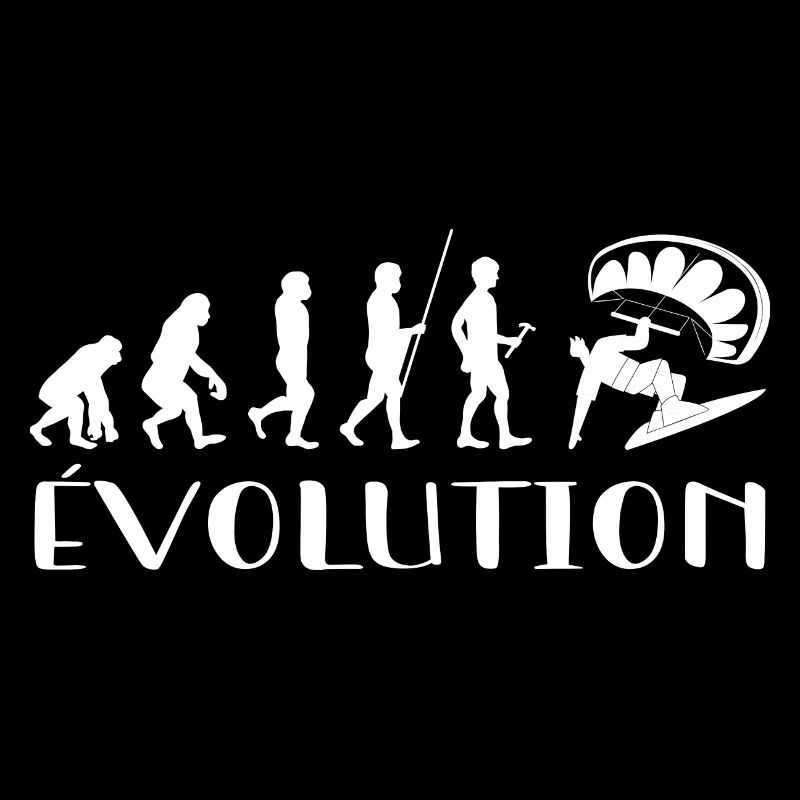 Évolution Du Singe Au surfeur