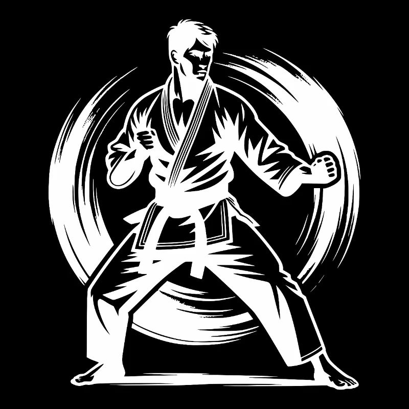 Traditional Karate Master Respect and Power