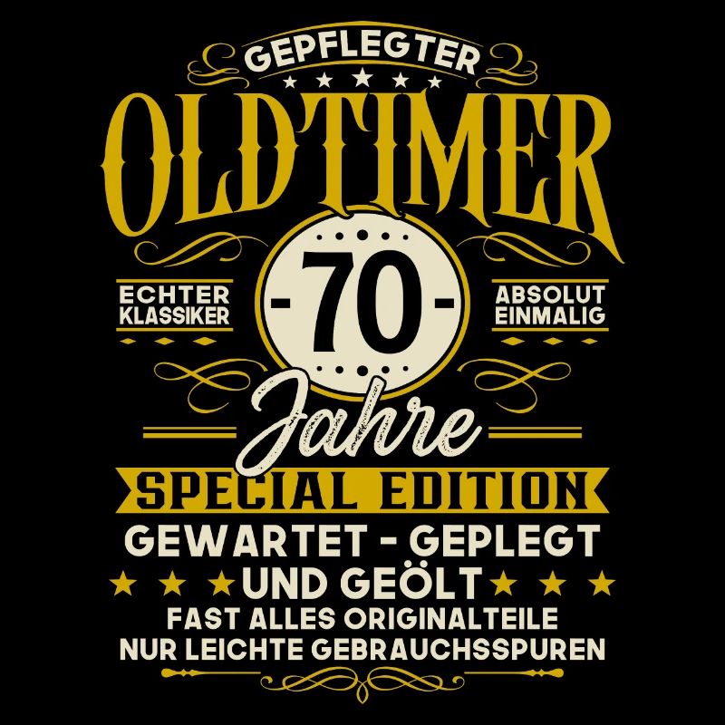 70 Geburtstag Geschenk Oldtimer 70 Jahre