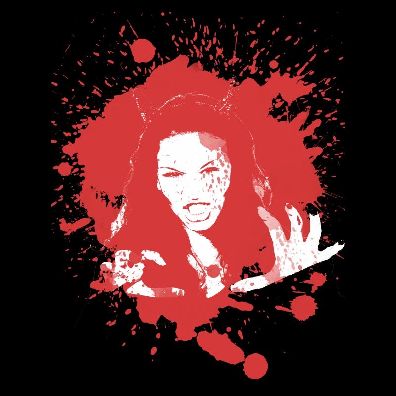 Halloween bloody face devil gift idea