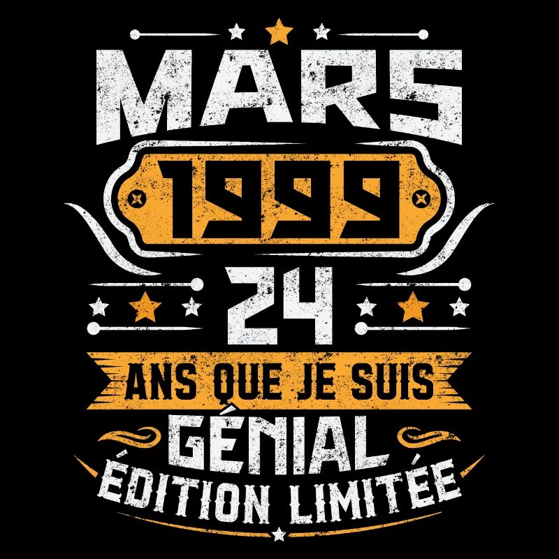 Rétro Cadeau D'anniversaire 24 Ans Mars 1999