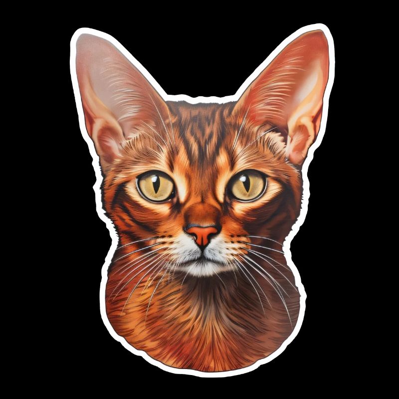 Abessinierkatzenkopf
