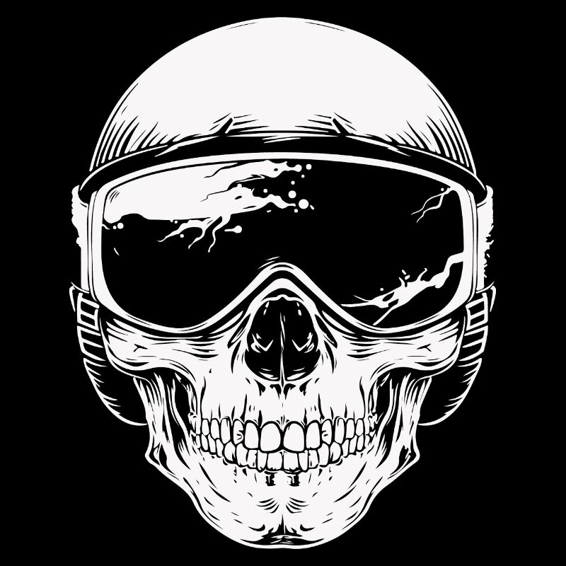 Skull Biker Goggles