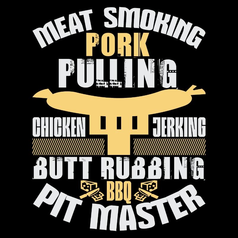 MEAT SMOKING PORK PULLING PIT MASTER