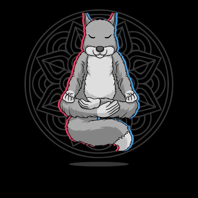 Namaste Meditation Eichhörnchen