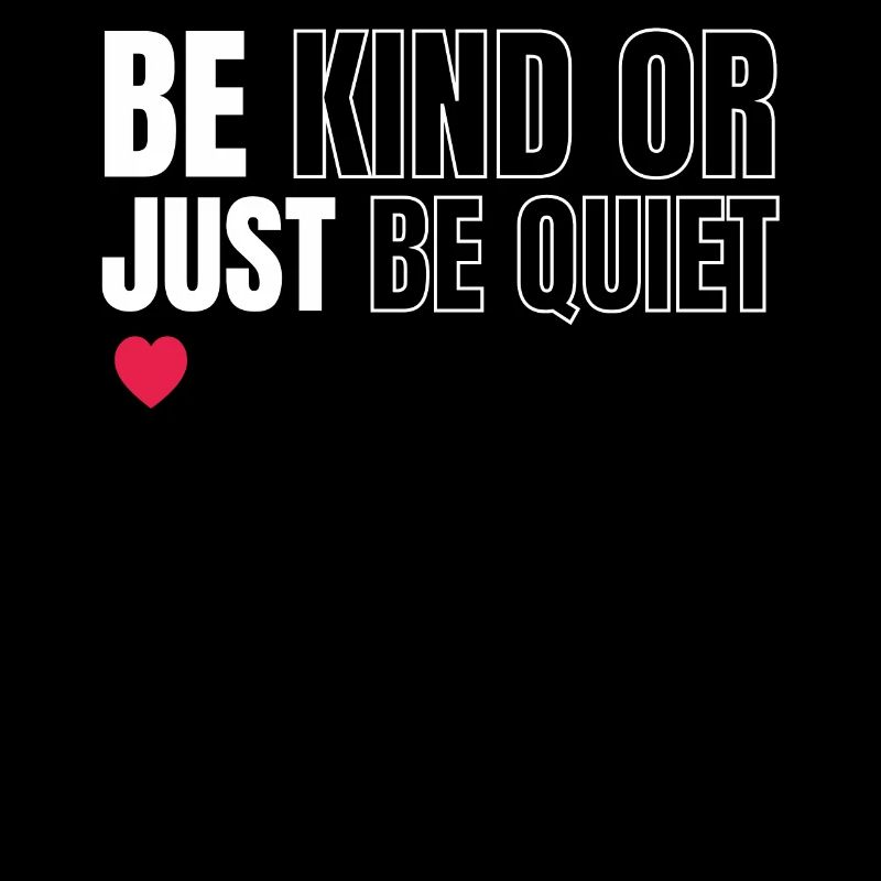 Seien Sie Freundlich Oder Seien Sie Einfach Ruhig