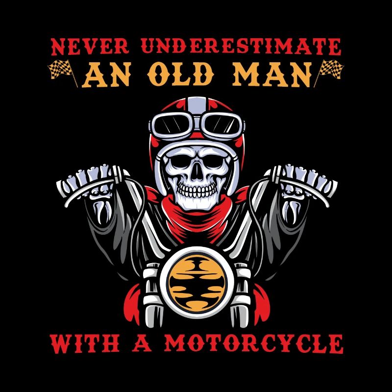 Lustiges Motorrad Geschenk Biker Spruch
