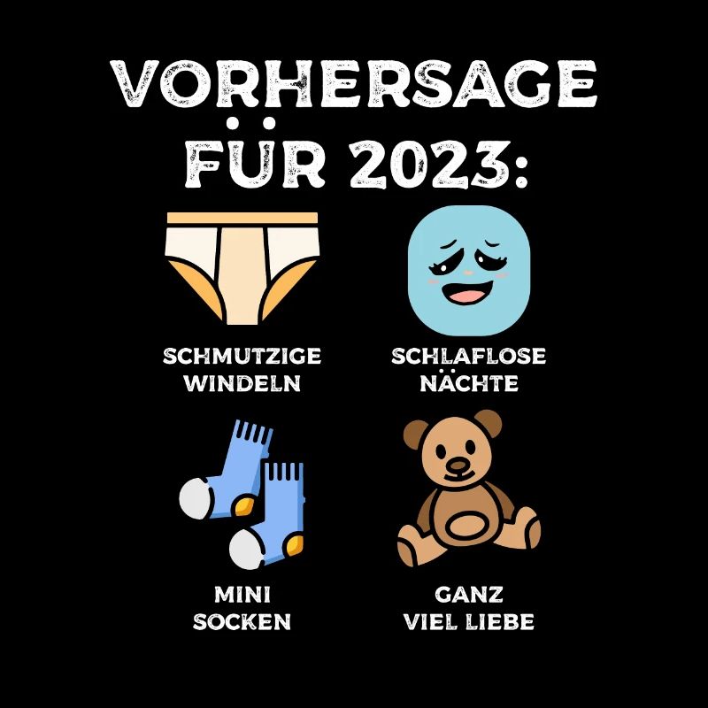 Werdende Eltern Vorhersage für 2023 Werdender Papa