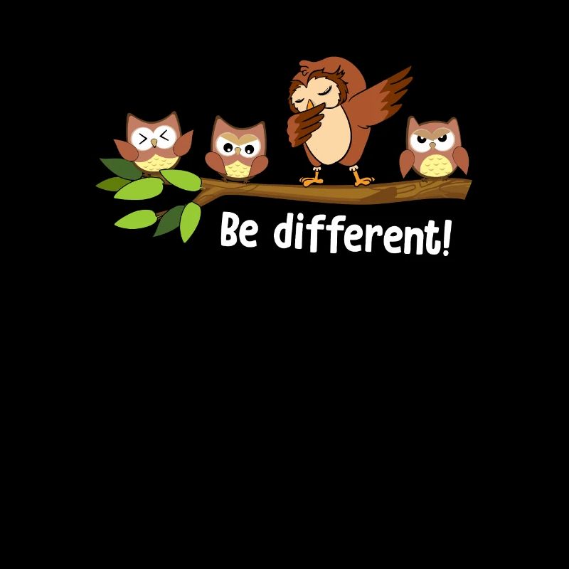 Be Different Dabbing Eule