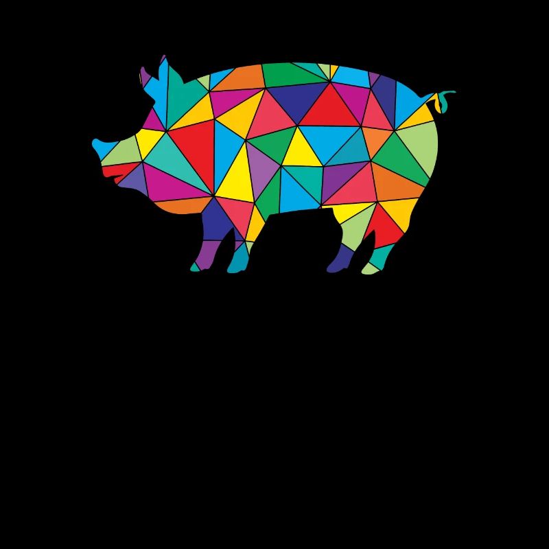 Pig Polygon Farmer Pigs