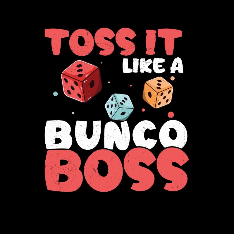 Cooler Bunko-Spieler Wirf es wie ein Bunco Boss