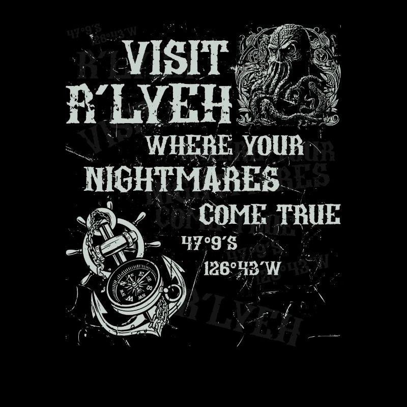 Cthulhu Visit R'lyeh Coordinates, Cosmic Horror