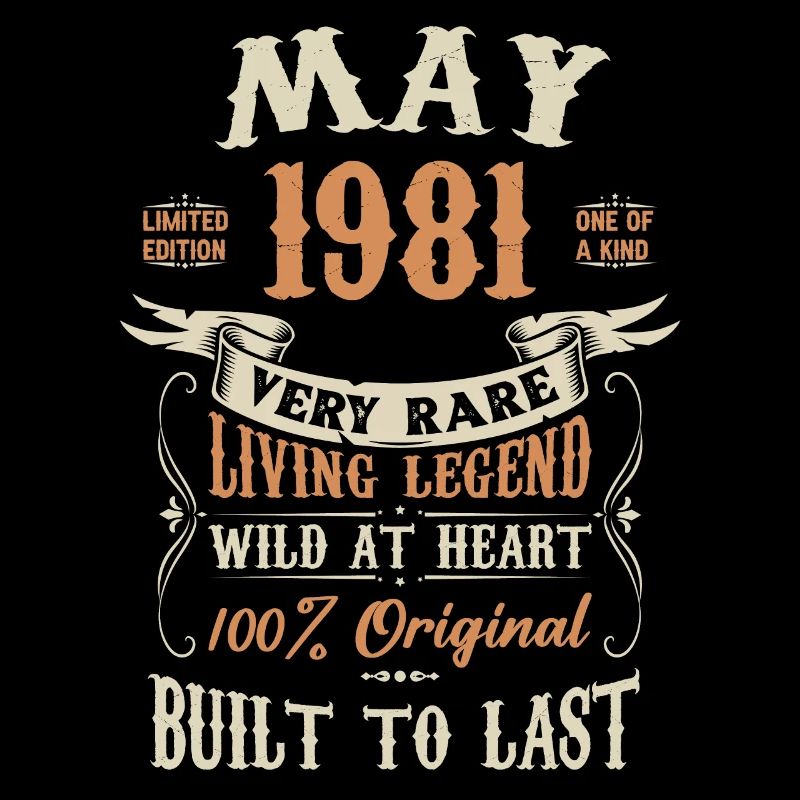 Mai 1981 Geburtstagsgeschenk