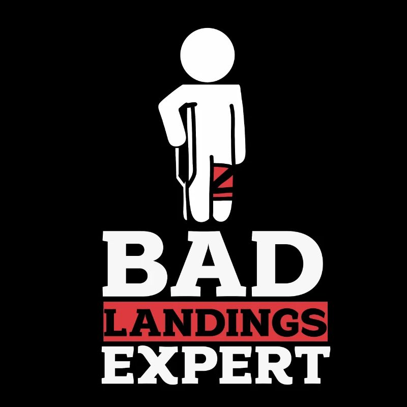 Ein Bein Witz Humor Geschenk