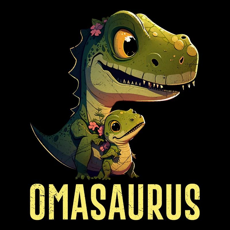 Omasaurus Muttertag Großmutter Dinosaurier