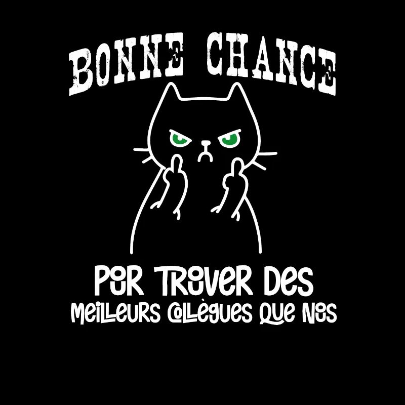 Drôle De Cadeau D adieu Collègue avec chat