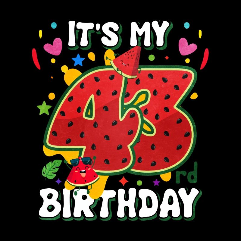 43e anniversaire Pastèque