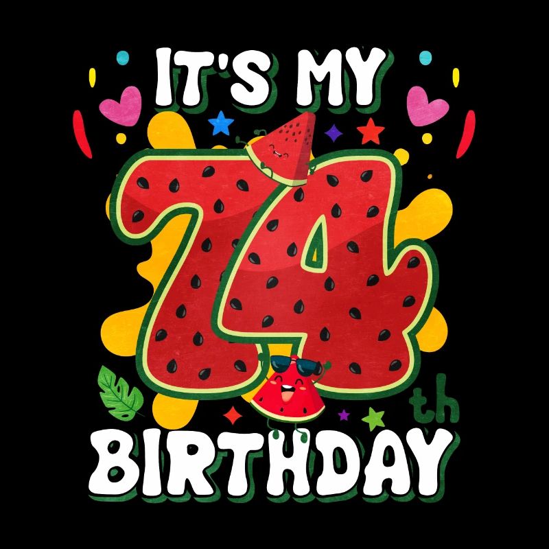 74e anniversaire Pastèque