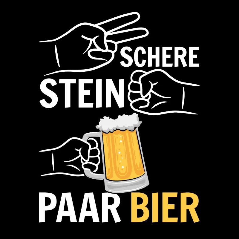 Schere, Stein, Paar, Bier - das perfekte Outfit