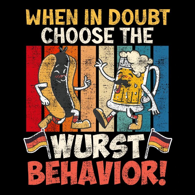 Deutsches Essen When In Doubt Choose the Wurst