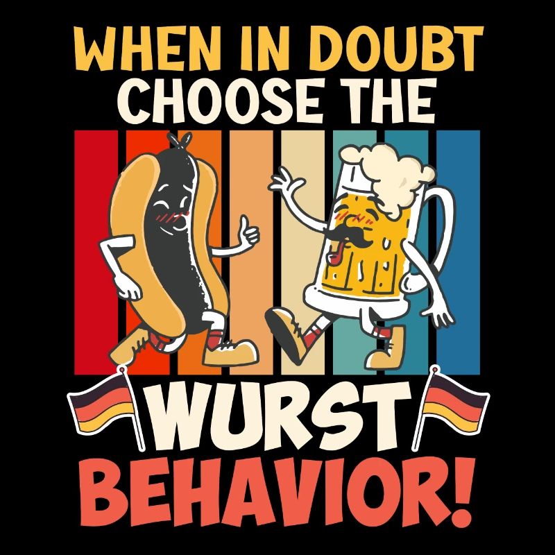 Deutsches Essen When In Doubt Choose the Wurst
