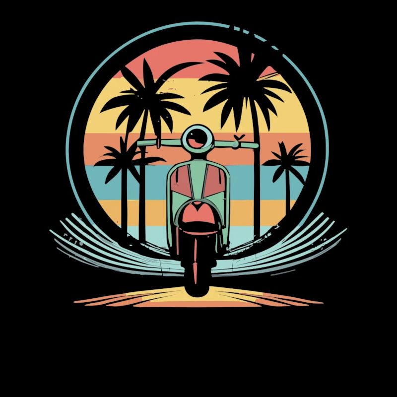 Scooter Motorroller Mofa Moped Roller