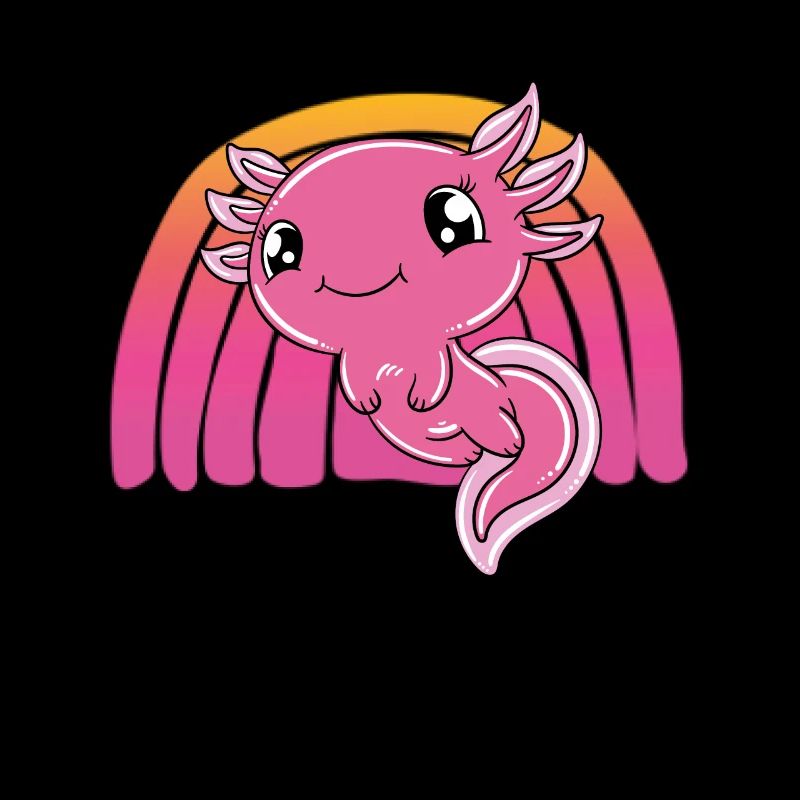 Axolotl mignon Axolotl drôle