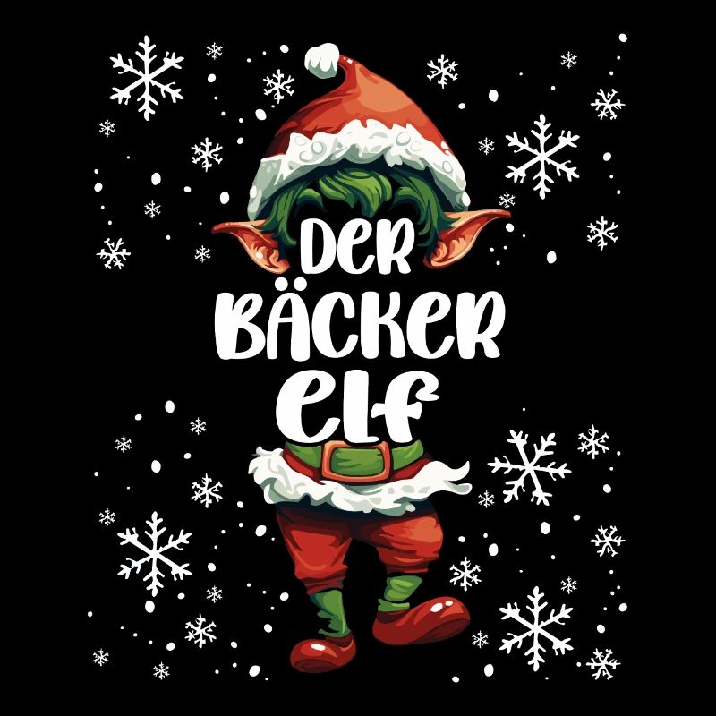 Weihnachtsoutfit Bäcker Elf Wichtel