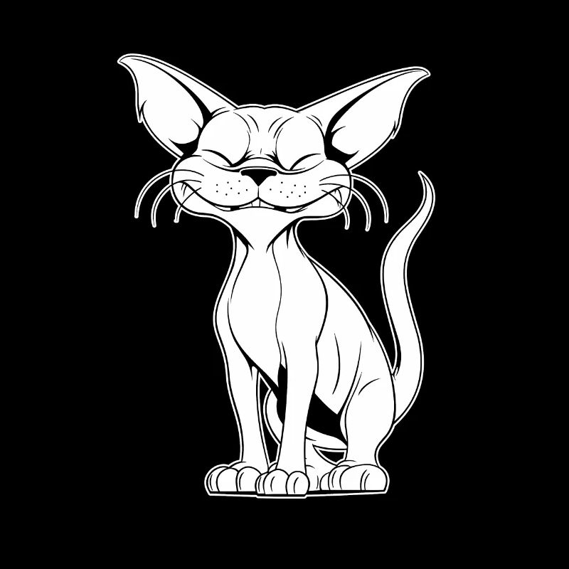 Sourire de chat Sphynx