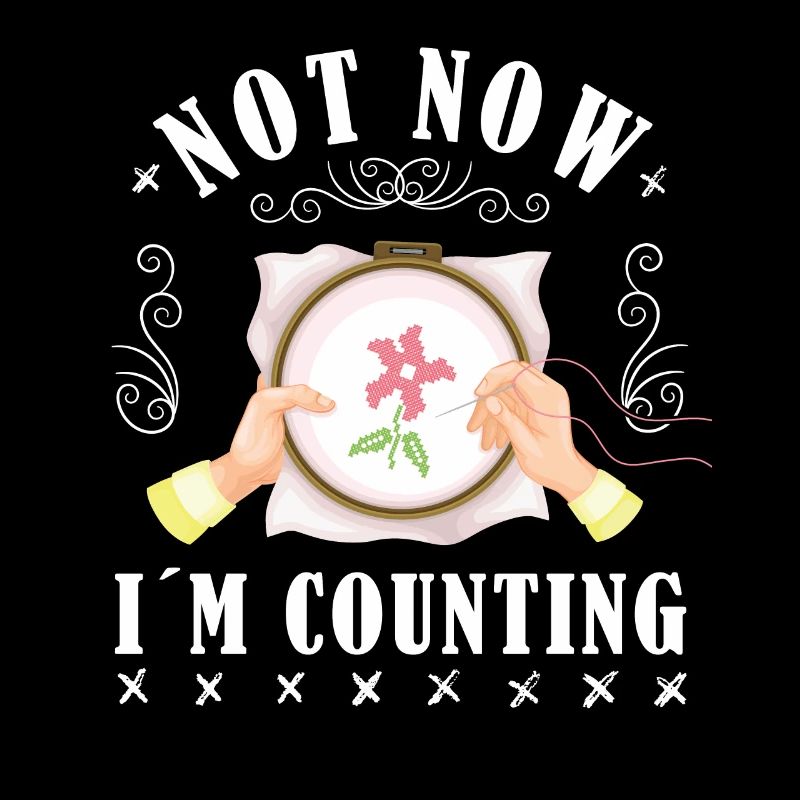 Ne faites pas de point de croix maintenant je compte le point de croix