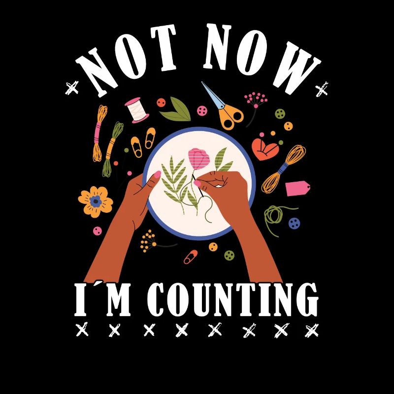 Ne faites pas de point de croix maintenant je compte le point de croix