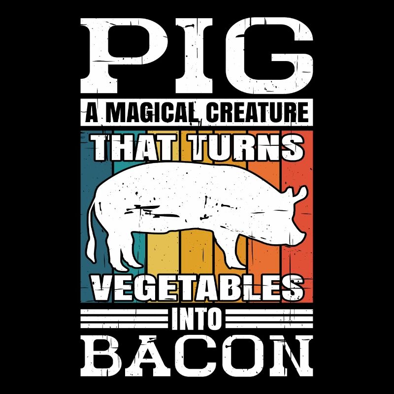 Le cochon, une créature qui transforme les légumes en bacon 6
