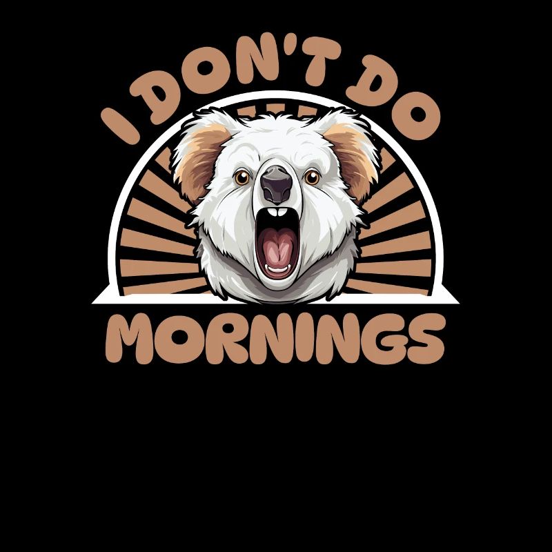 Koala Ours Drôle Je Ne Fais Pas De Matins